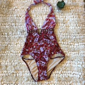 Jessica Simpson Paisley Pattern Monokini